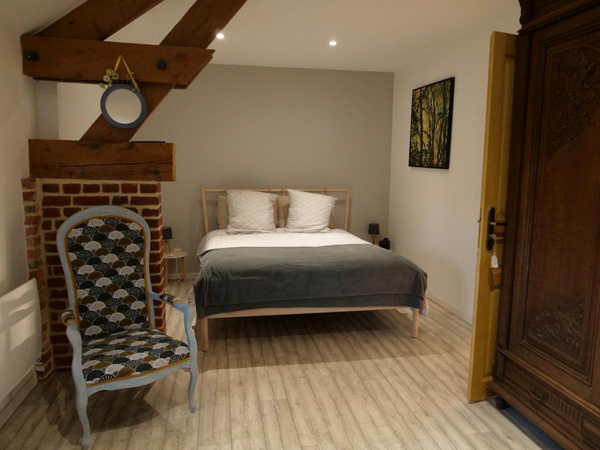 Bed and Breakfast La Grange Du Bosquet à Honnecourt-sur-Escaut Chambre photo